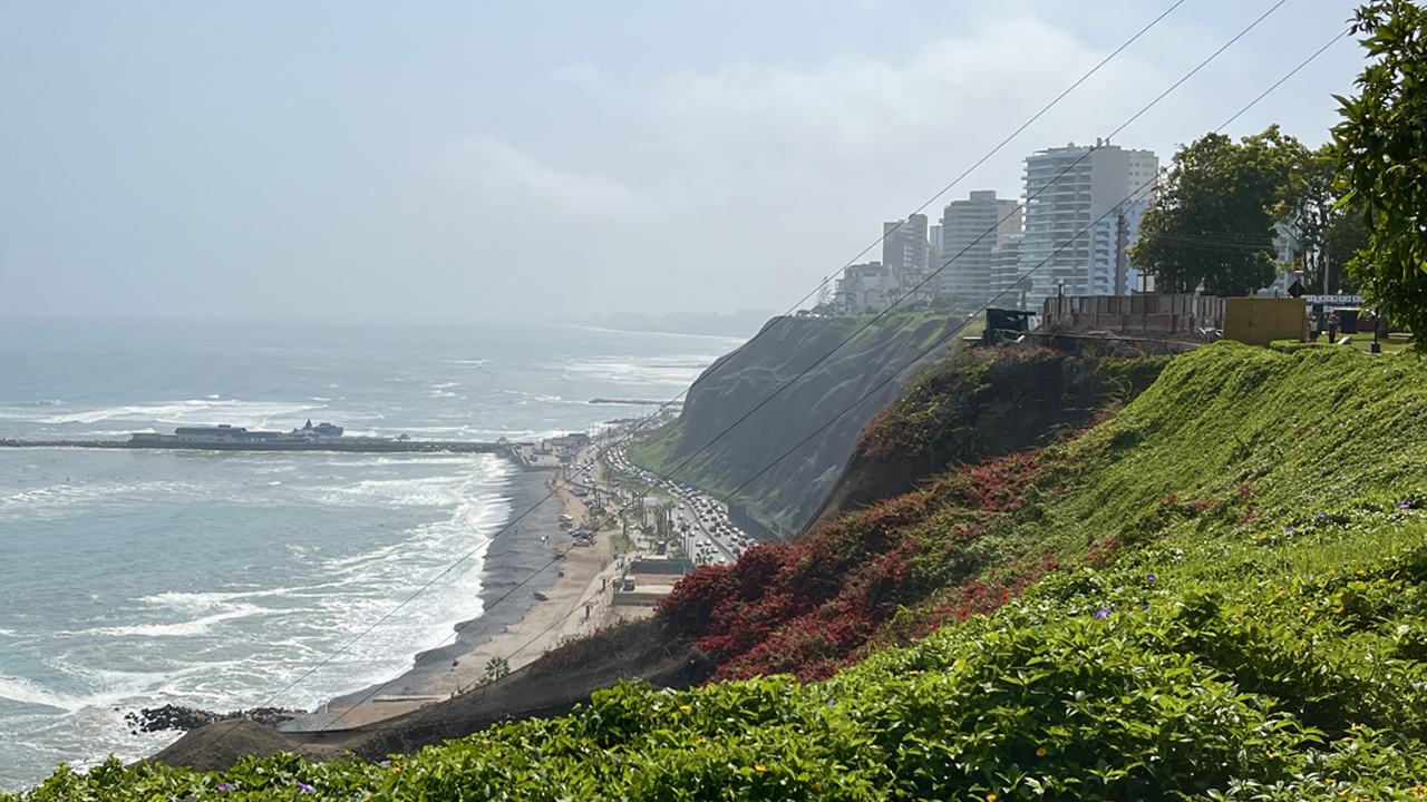 Costa Verde Cliffs of Lima Peru